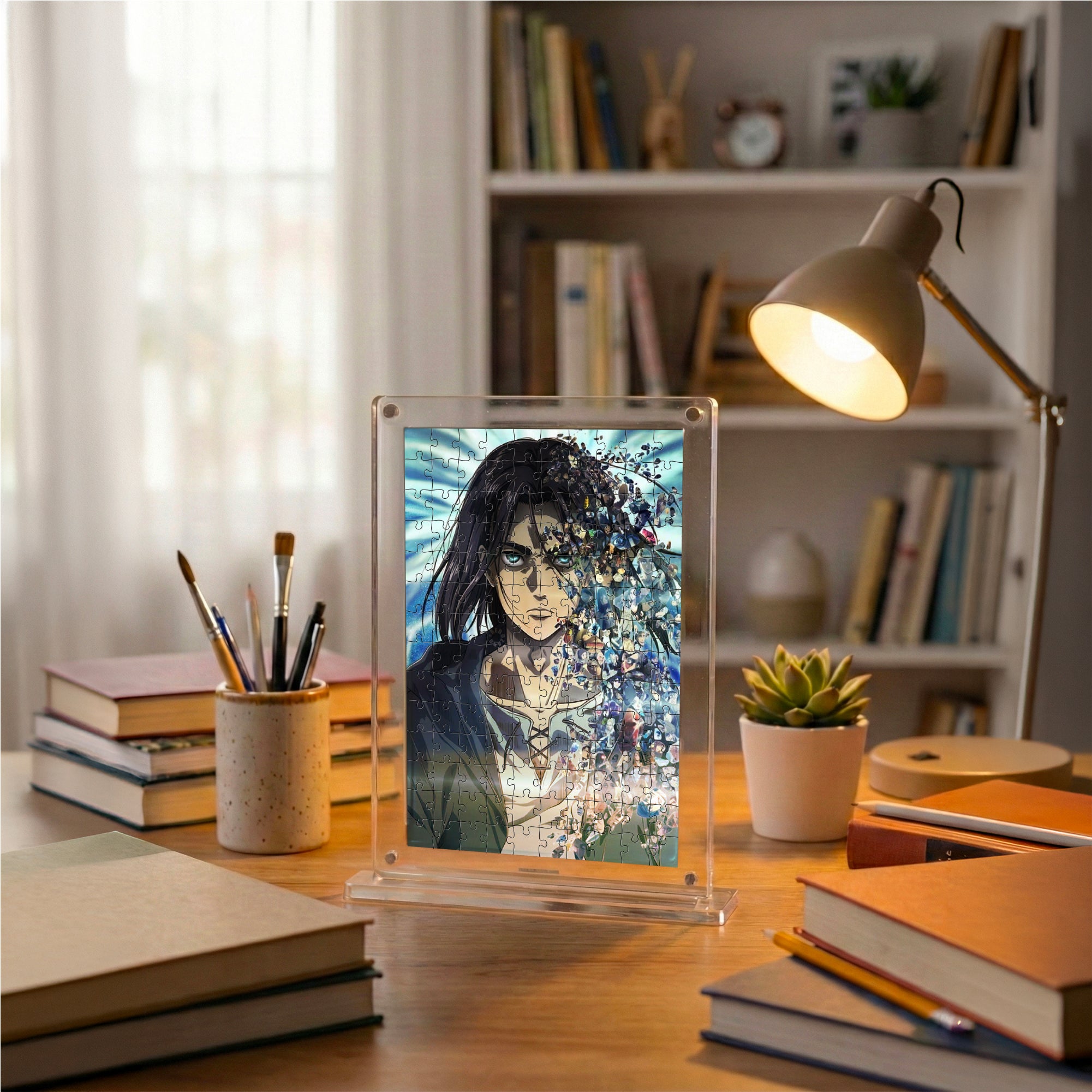 Attack on Titan Acrylic Frame Puzzle | 140 Pieces | Anime Series