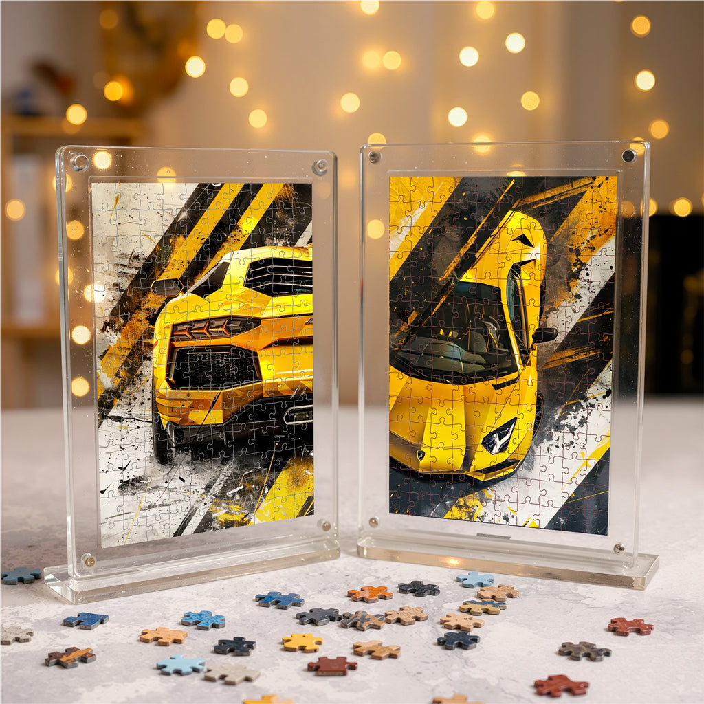 Lamborghini Acrylic Frame Puzzle-Automotive Series