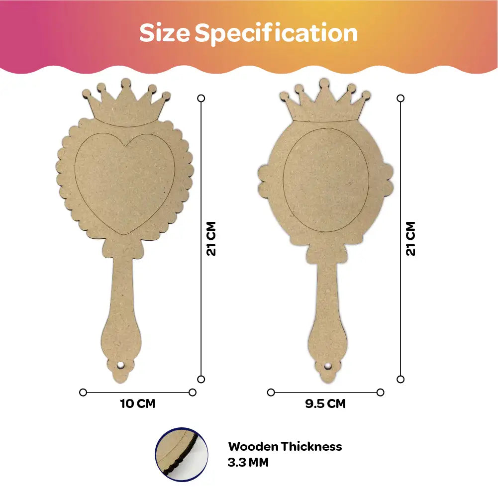 Creative Me” Mirror DIY Art & Craft Paint Kit Set of 2