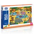 Wild Safari Animal 35 Pieces Puzzle 3+Years - Mini Leaves