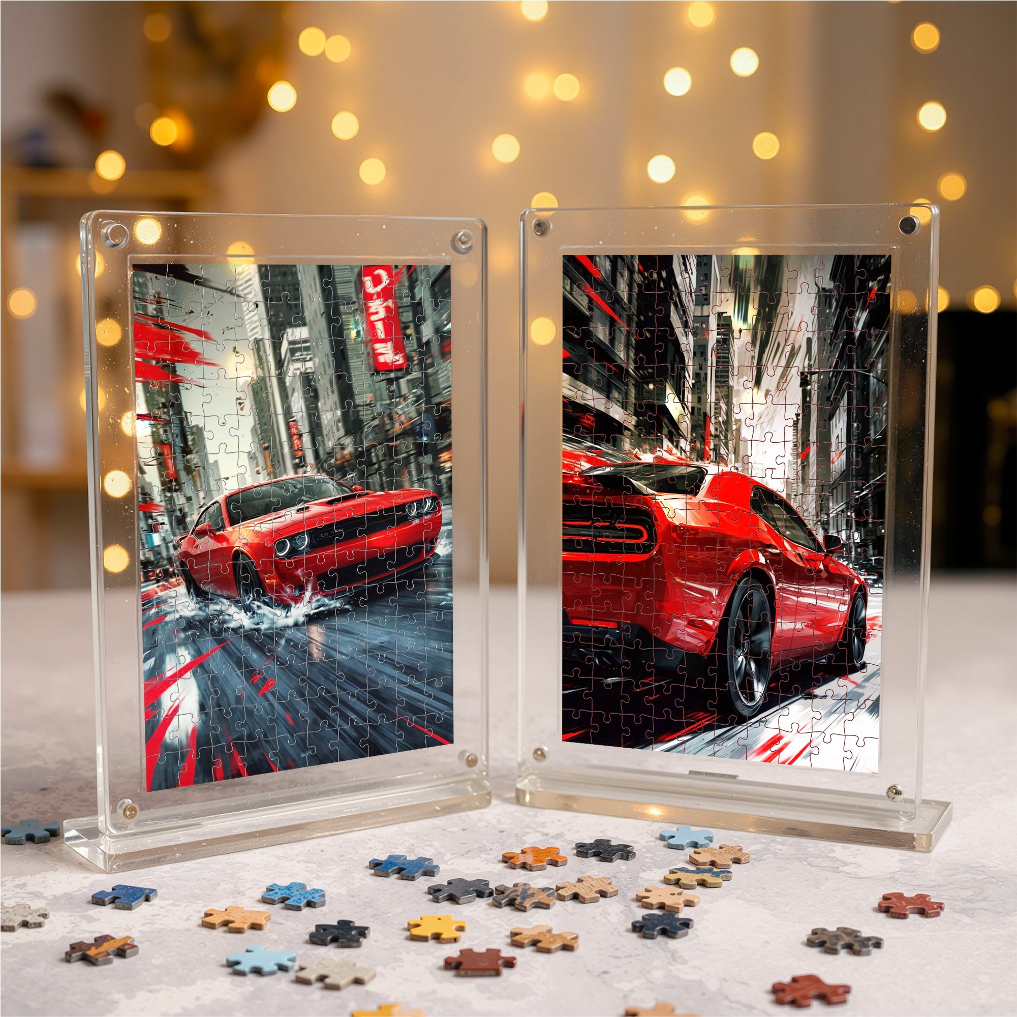 Dodge Challenger Frame Puzzle- Automotive Series