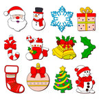 DIY Christmas Santa Claus Wooden Fridge Magnets Cut Outs 6+ Years