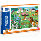 Farmyard Animal Puzzles 35 Pieces 3+ Years - Mini Leaves