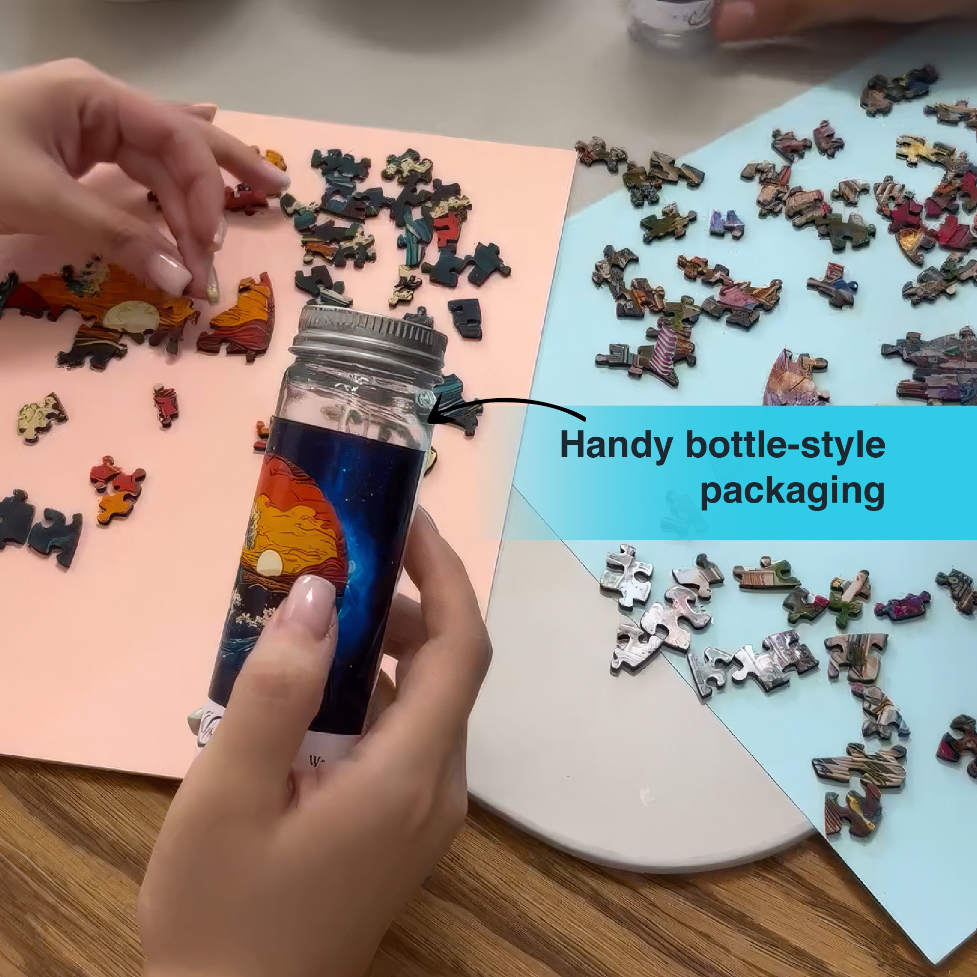 Pocket Handy Round Puzzle – Art That Fits in Your Pocket