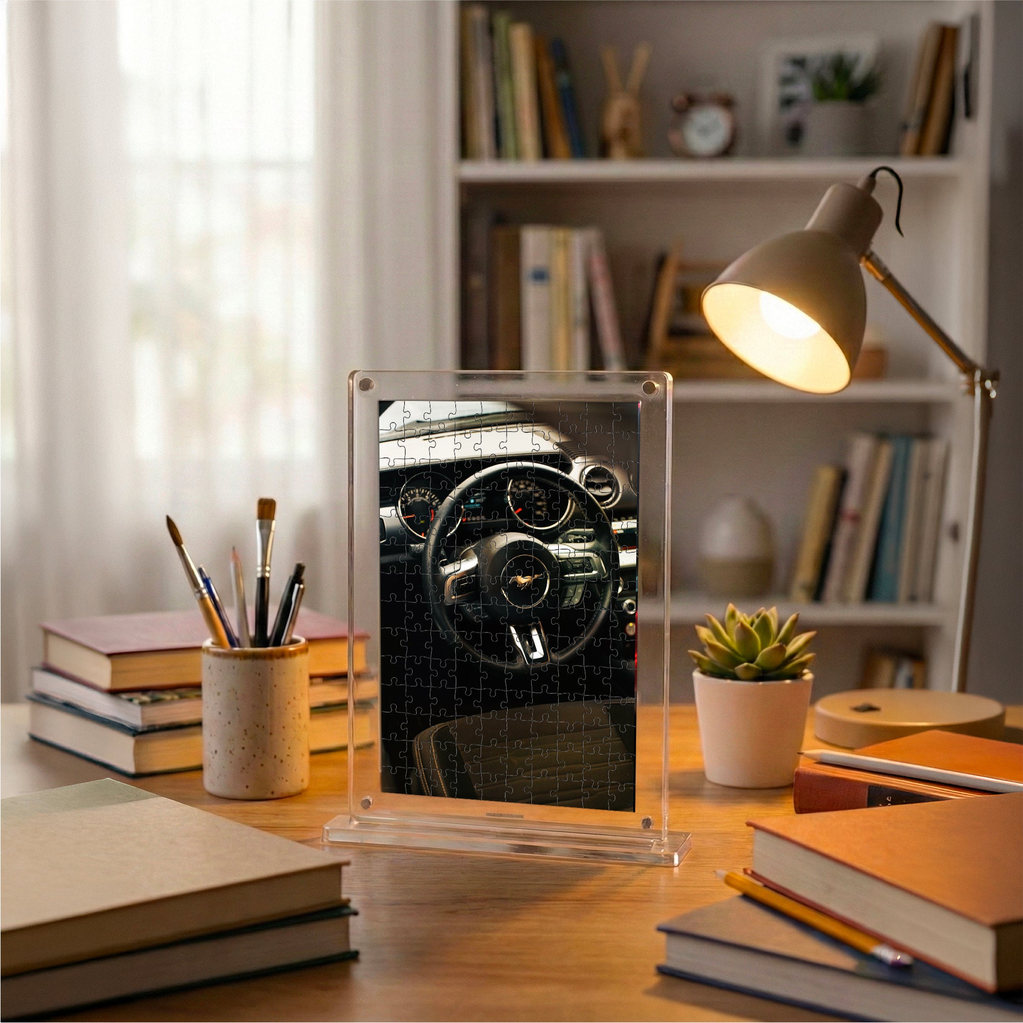 Ford Mustang Acrylic Frame Puzzle- Automotive Series