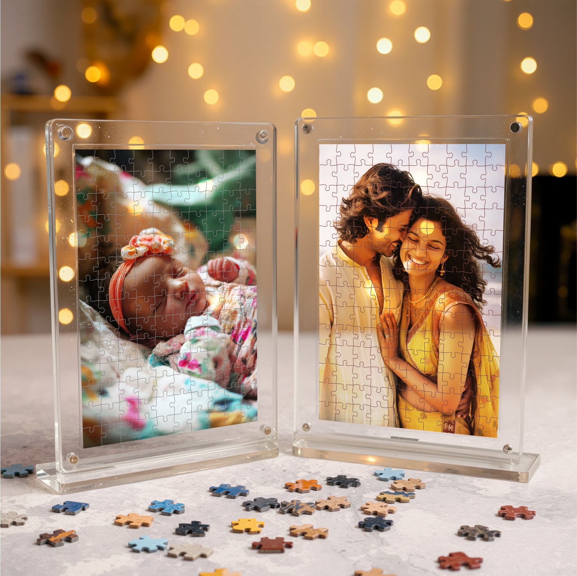 Personalised Miniature Frame Puzzle - 140 Pieces