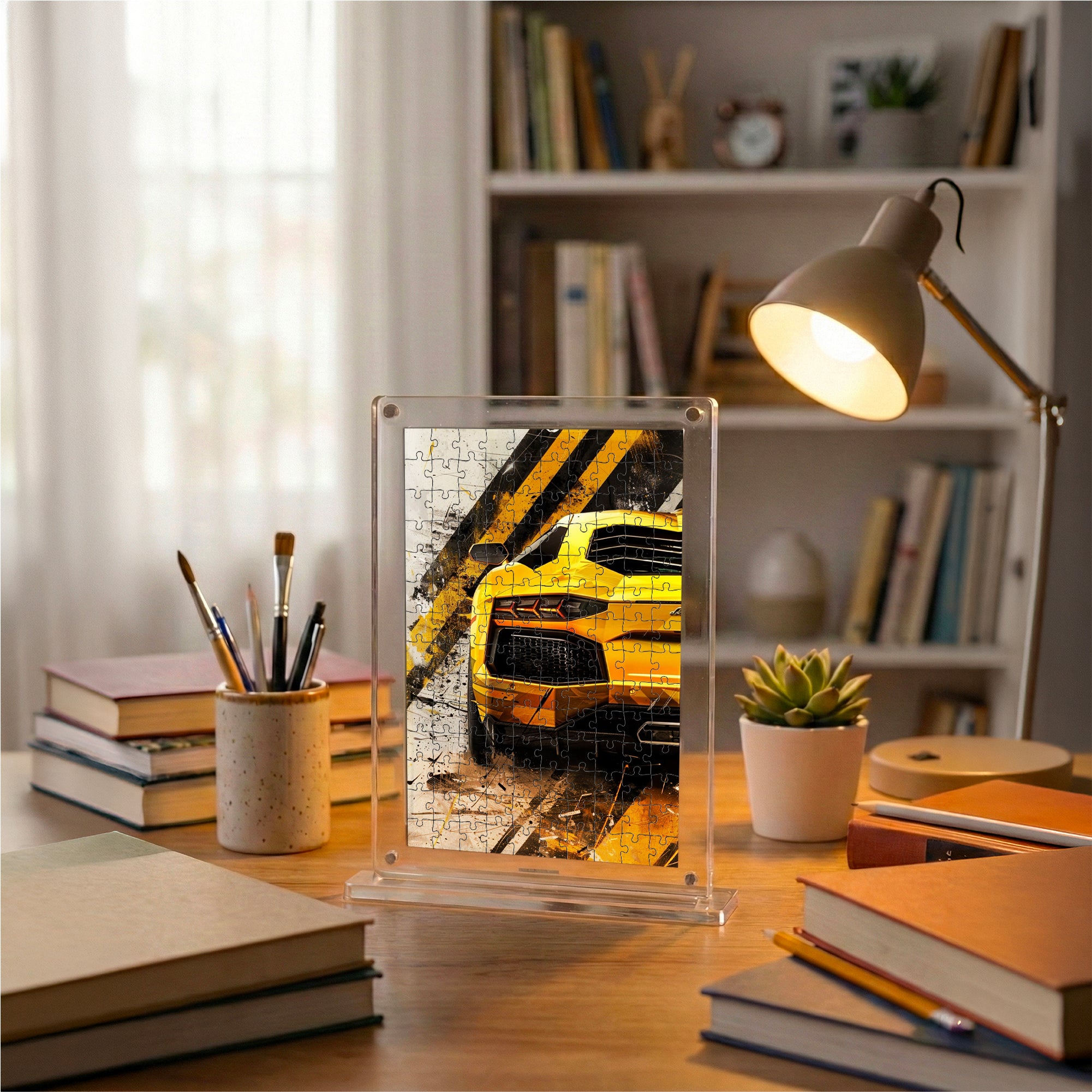 Lamborghini Acrylic Frame Puzzle-Automotive Series