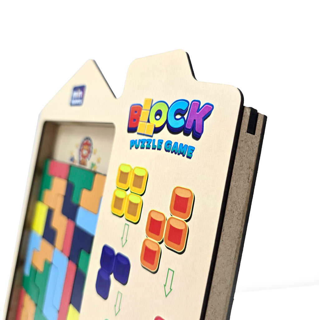 Mini Leaves Wooden Building Blocks Game | Interactive Multi-player Educational Toys for 3+Kids