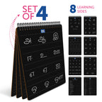 Tamil Letter Tracing Slate – Reusable Chalk Writing Board (Set of 4)