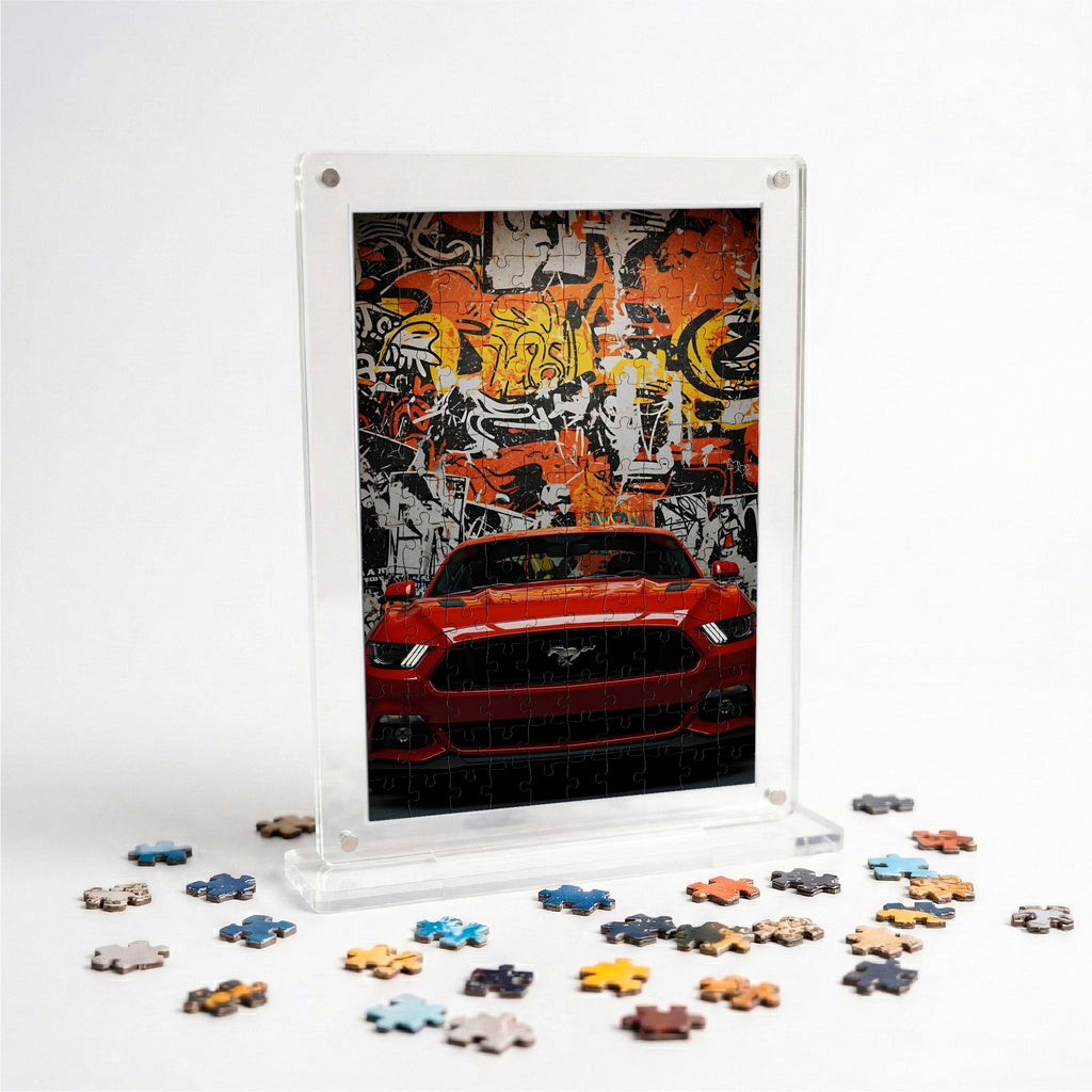 Ford Mustang Acrylic Frame Puzzle- Automotive Series