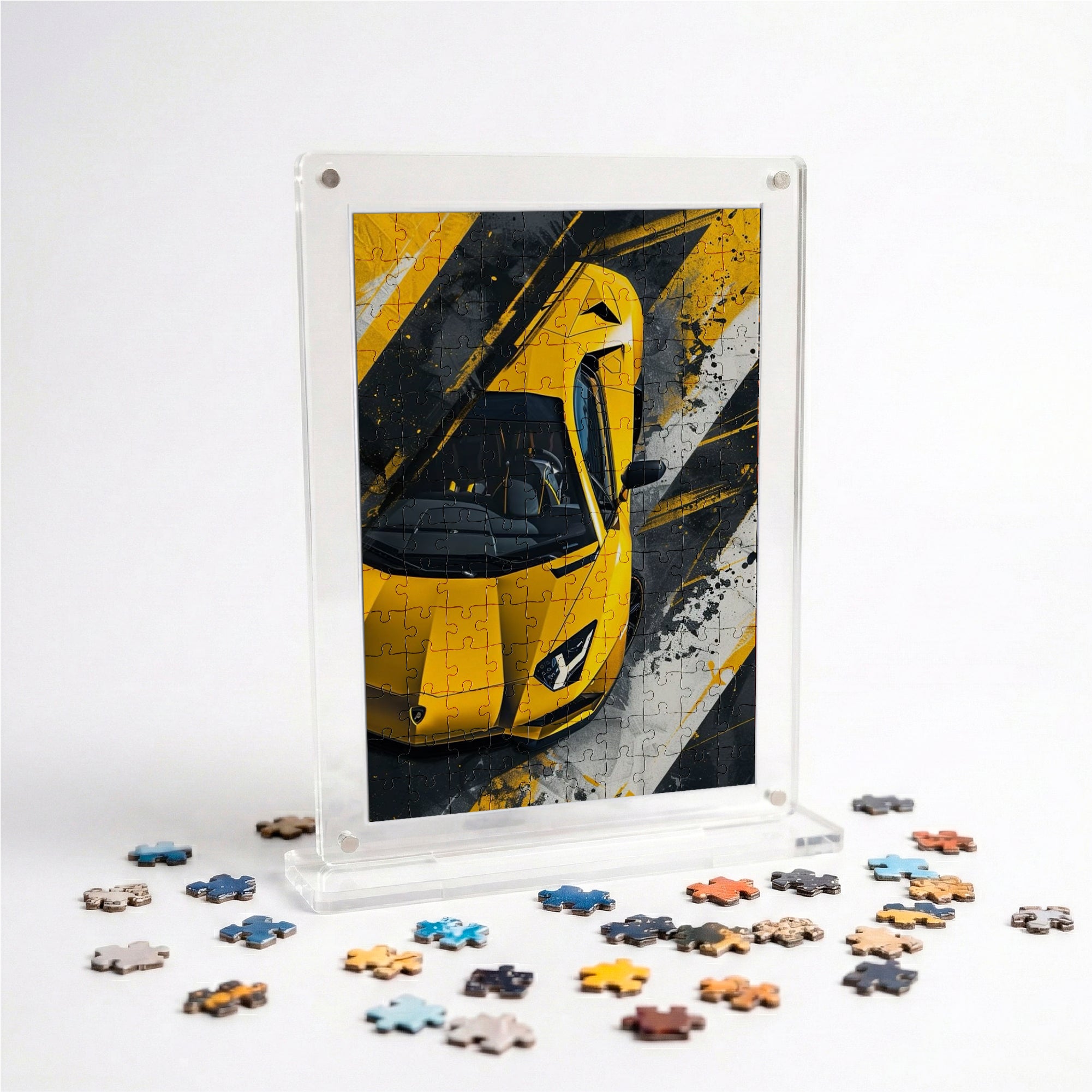Lamborghini Acrylic Frame Puzzle-Automotive Series