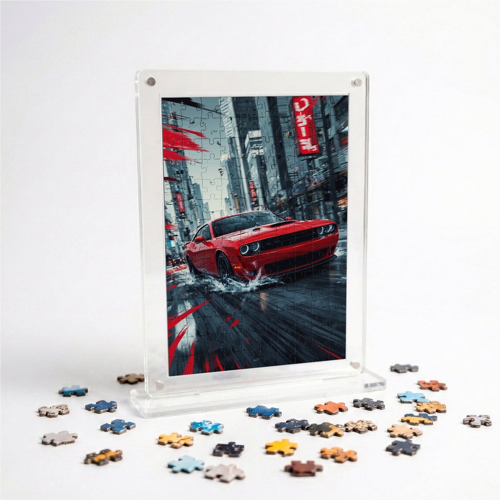 Dodge Challenger Frame Puzzle- Automotive Series