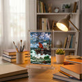 Chasing the Horizon Acrylic Miniature Frame Puzzle | Magnetic Display Jigsaw Puzzle (140 Pieces) | Mini Leaves