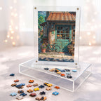 European Street Cafe Frame Puzzle