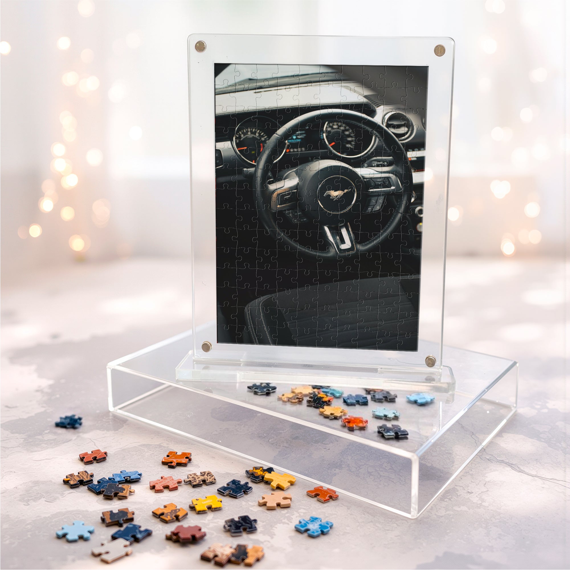 Ford Mustang Acrylic Frame Puzzle- Automotive Series