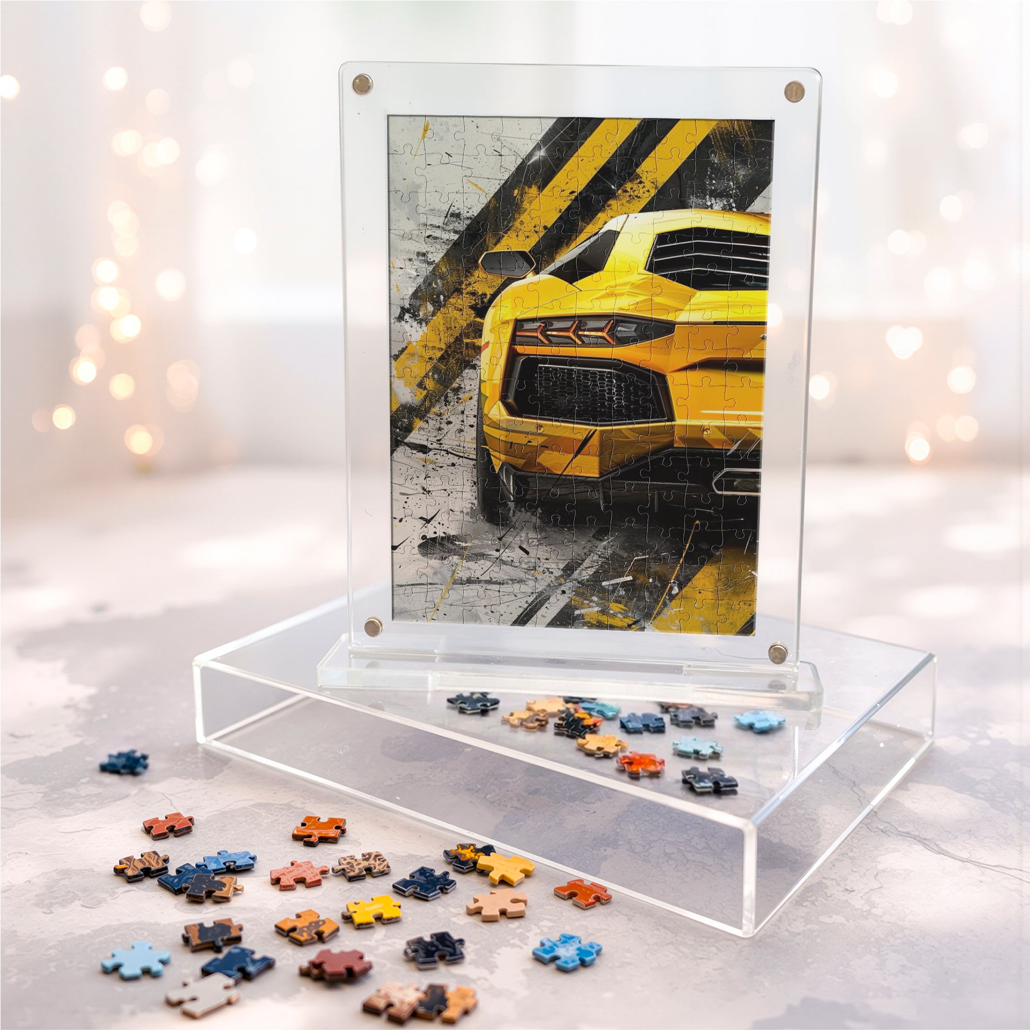 Lamborghini Acrylic Frame Puzzle-Automotive Series