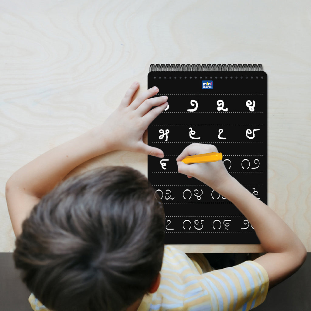 Kannada Language Tracing Board – Set of 4