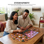 The Estate At Dusk – Unique Shape Wooden Puzzle (200 Pieces) | Mini Leaves