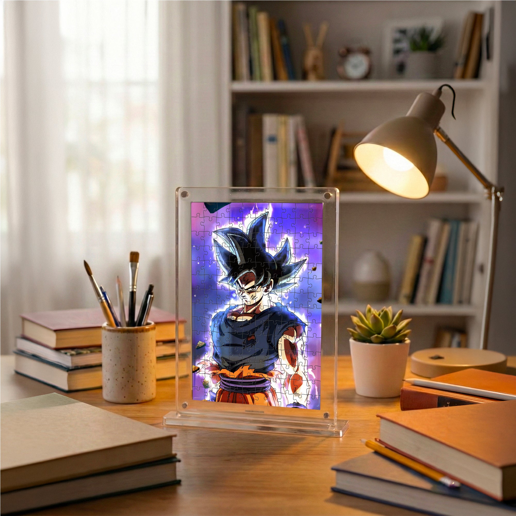 Dragon Ball Acrylic Anime Frame Puzzle | 140 Pieces | Anime Series