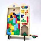 Mini Leaves Wooden Building Blocks Game | Interactive Multi-player Educational Toys for 3+Kids