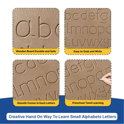 Small Letter Alphabet Tracing Board 3+ Years - Mini Leaves