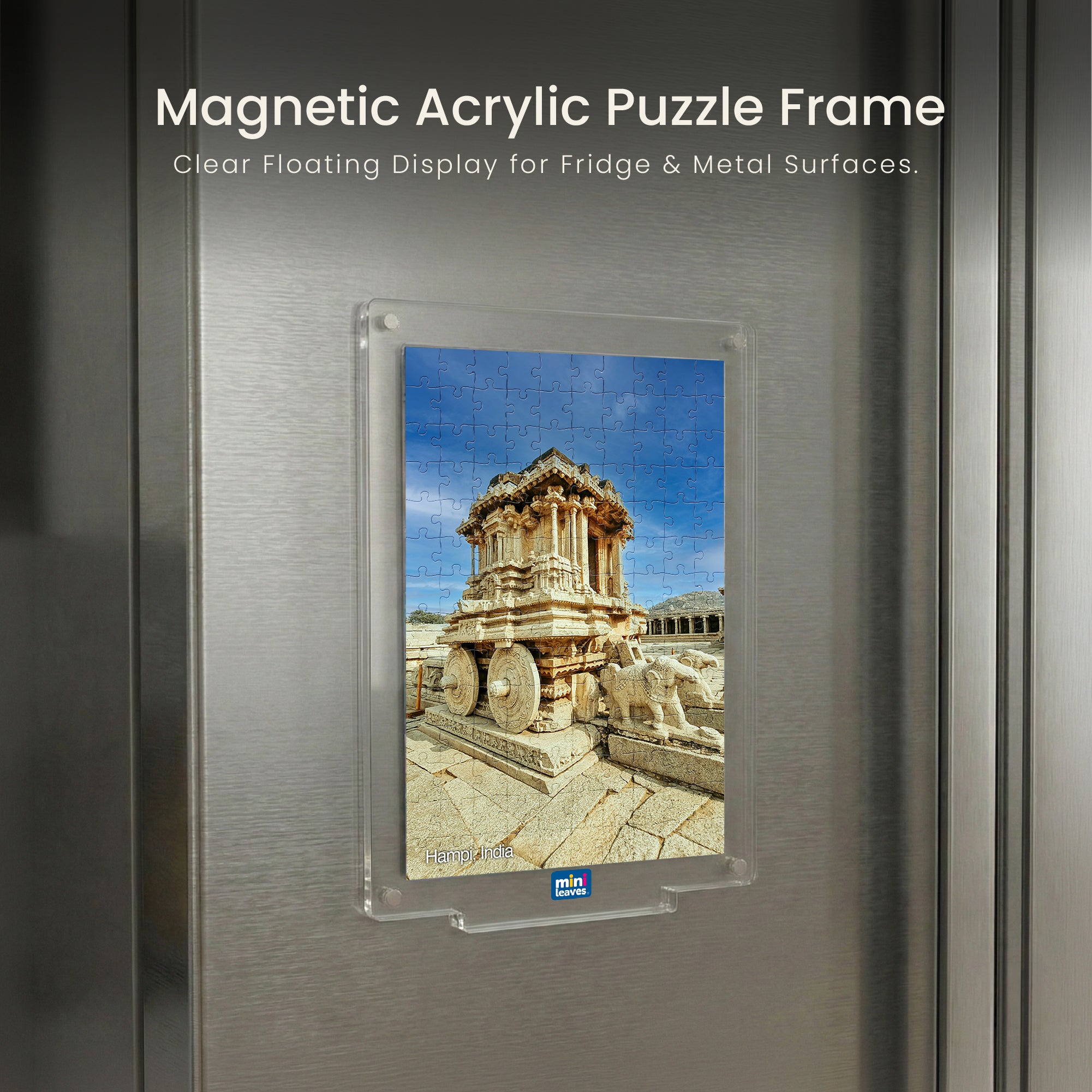 Heritage Series Acrylic Frame Puzzle – 140 Pieces | Mini Leaves Toys