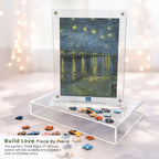 Van Gogh Series Acrylic Frame Puzzle – 140 Pieces | Artistic Puzzle – Mini Leaves Toys