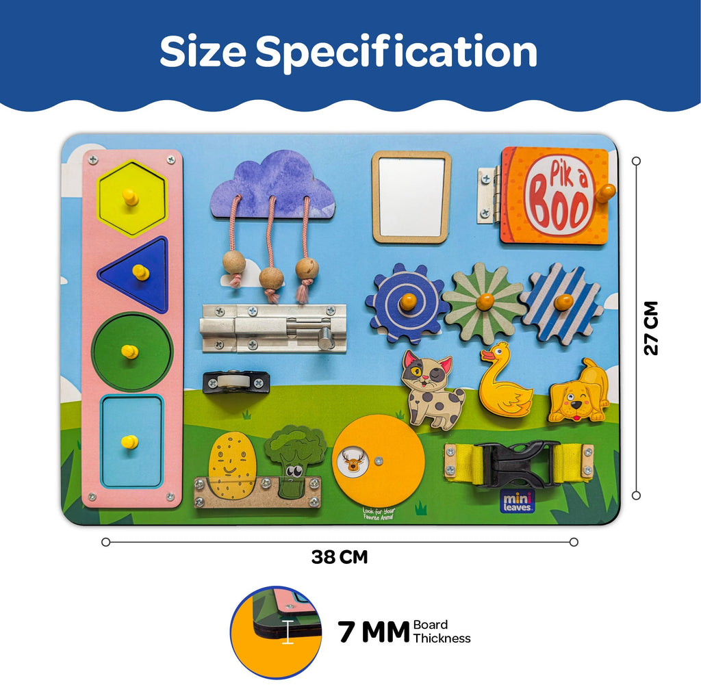 Mini Leaves™ Wooden Busy Board