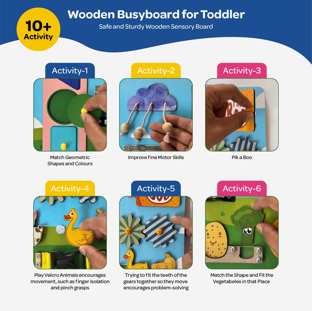 Mini Leaves™ Wooden Busy Board