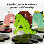 Mini Leaves Toys A-Z Animal Alphabet Wooden Puzzle Set