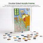 Van Gogh Series Acrylic Frame Puzzle – 140 Pieces | Artistic Puzzle – Mini Leaves Toys