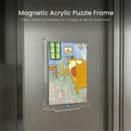 Van Gogh Series Acrylic Frame Puzzle – 140 Pieces | Artistic Puzzle – Mini Leaves Toys