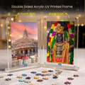 Religious Series Acrylic Frame Puzzle – 140 Pieces | Spiritual Art Puzzle – Mini Leaves Toys