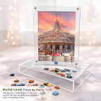 Religious Series Acrylic Frame Puzzle – 140 Pieces | Spiritual Art Puzzle – Mini Leaves Toys