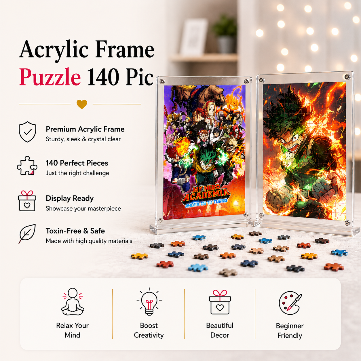 My Hero Academia Frame Puzzle- Anime Series