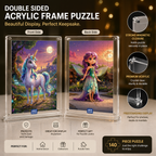 Unicorn & Angel Acrylic Frame Puzzle
