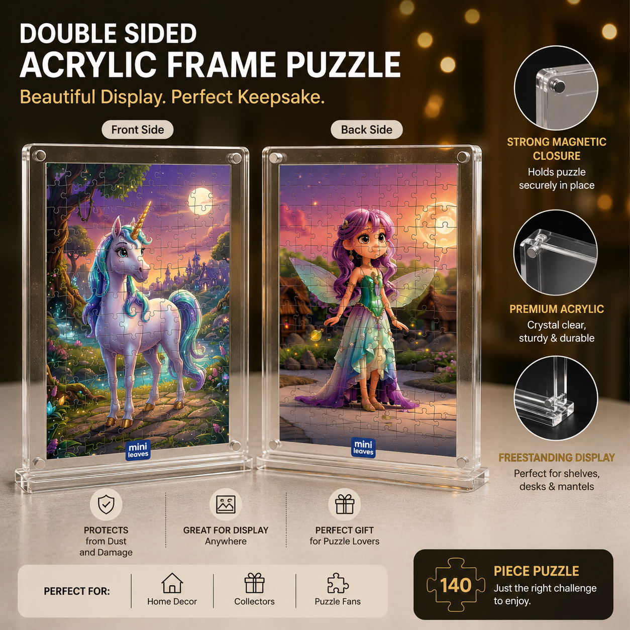 Unicorn & Angel Acrylic Frame Puzzle