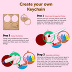 Mini Leaves™ DIY Wooden Keychain Art & Craft Set