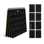 English Alphabets Montessori Pre-Writing Tracing Board – Set of 4 (8 Sides)