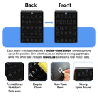 English Alphabets Montessori Pre-Writing Tracing Board – Set of 4 (8 Sides)