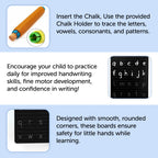 English Alphabets Montessori Pre-Writing Tracing Board – Set of 4 (8 Sides)