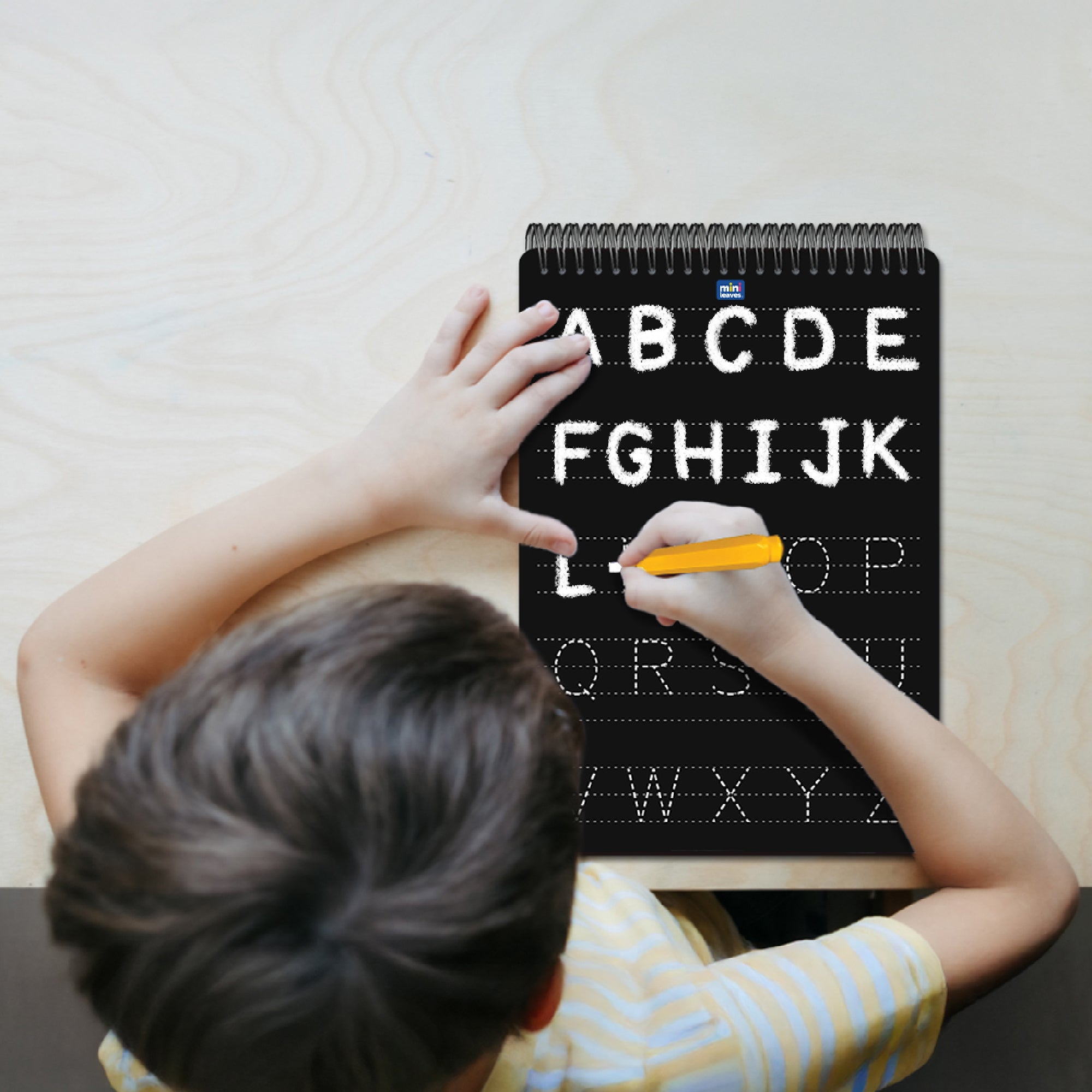 English Alphabets Montessori Pre-Writing Tracing Board – Set of 4 (8 Sides)