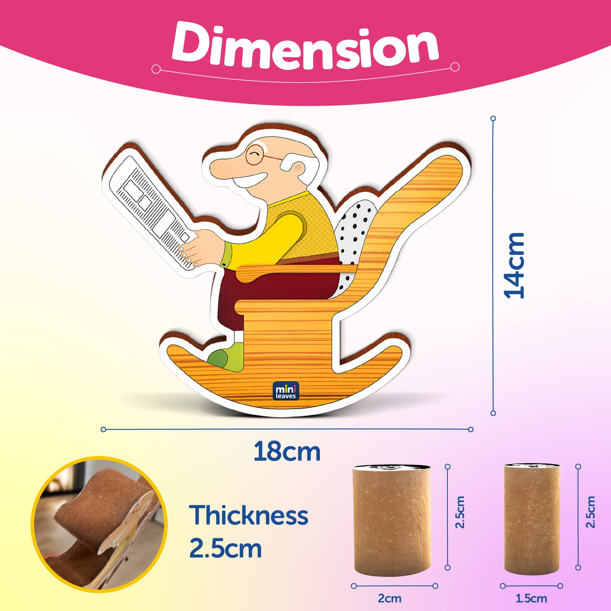 Mini Leaves Balancing Grandpas Balancing Toys | Multiplayers Fun Games for Indoor