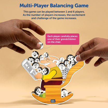 Mini Leaves Balancing Grandpas Balancing Toys | Multiplayers Fun Games for Indoor