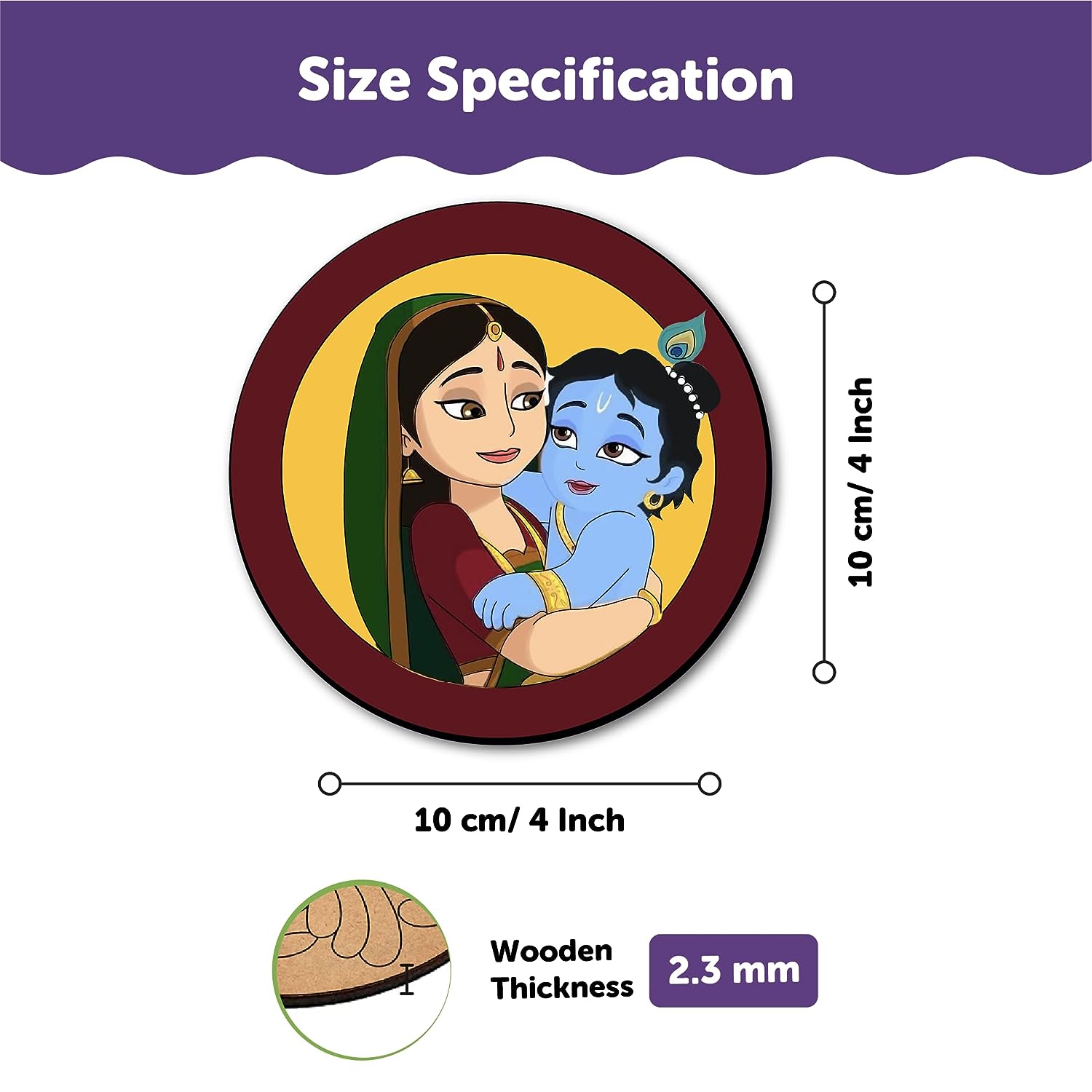 Mandala Tea Coasters Art and Craft Kit 6+ Years- Beginner