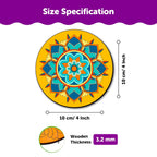 Advanced Wooden Mandala Painting Art & Craft Kit