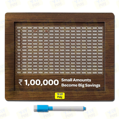 YaY Play 1,00,000 Rupees Money Saving Challenge Box