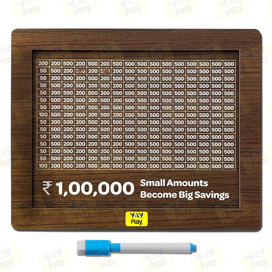 YaY Play 1,00,000 Rupees Money Saving Challenge Box