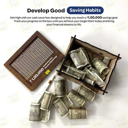 YaY Play 1,00,000 Rupees Money Saving Challenge Box