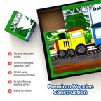 Cube Block Transport 6 Sides with 6 Animal 2+ Years